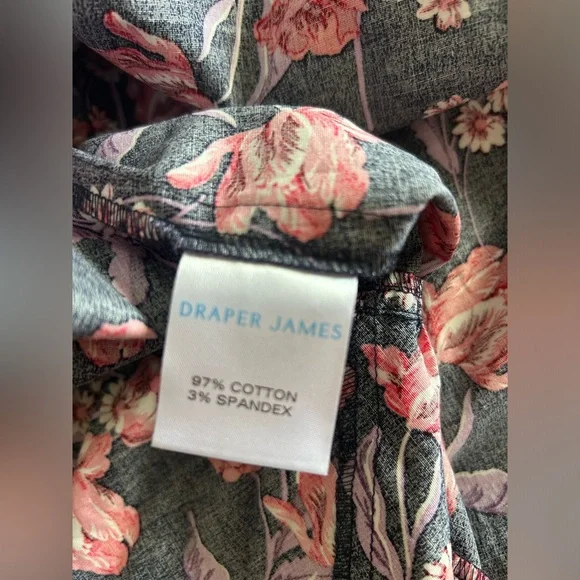 NWT Draper James Reba Wrap Dress In Fall Poppy Blooms - Picture 7 of 7